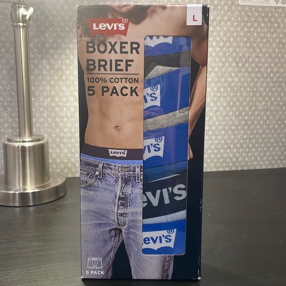 🆕Levi’s Boxer Brief. 5 Pack - Picture 1 of 2